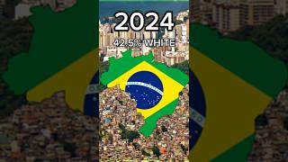 Brazil White Population mapping geography brazil history america fypシ foryou trending viral [upl. by Cuyler496]