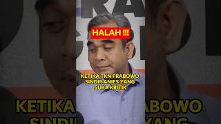 SINDIRAN PEDAS UNTUK ANIES DARI TKN PRABOWO 😲 [upl. by Leinaj]