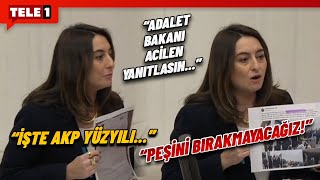 CHPli Aysu Bankoğlu Mecliste quotİnsanlıktan utandımquot diyerek o dosyayı gösterdi [upl. by Retxed]