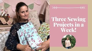 3 Projects In A Week What Sewing Patterns Have I Got Planned Vlog [upl. by Manheim]