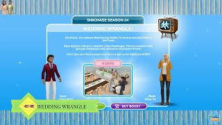 The Sims Freeplay  Simchase Season 25  Wedding Wrangle Event Tutorial amp Prizes [upl. by Obrien]