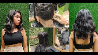 Medium Length To Long Bob Haircut With Nape Clean  Pineapple Salon  Haircut 2024 [upl. by Gwenni754]