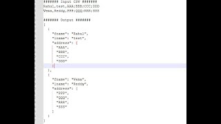 Transform delimited String to JSON Array [upl. by Schlesinger339]