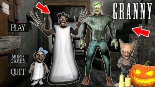 Playing as Granny Family Monsters vs HalloweenMOD  NEW Update  Gameplay Animation p28 [upl. by Airdnaxela]