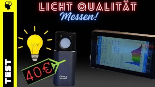 Lichtqualität CRI günstig messen OPPLE Lightmaster im Test  Teardown [upl. by Matthiew]