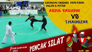 SEMI FINAL ABDUL RASYIDIN RED VS T MAUNIZAR BLUE KELAS E PA PENCAK SILAT PORA PIDIE 2022 [upl. by Talyah]