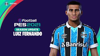 Luiz Fernando PES 2021  How to create  Como fazer [upl. by Vierno]