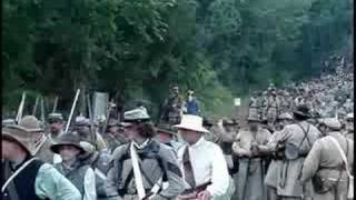 Gettysburg 2008 Civil War Reenactment ANV Marching to Battle [upl. by Paloma220]