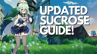 THE BEST EM BUFFS Updated Sucrose Guide  Genshin Impact [upl. by Kutzer689]