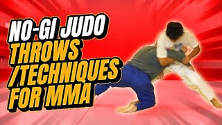 5 Most Effective Judo Throws for MMA  No Gi Judo Throws [upl. by Bale]