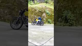 meteor 350 in hilly areas 😍 best views Lansdowne 😁🔥 youtubeshorts youtube viral uttarakhand [upl. by Biddie296]