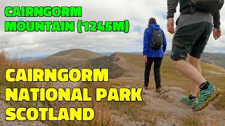 The Cairngorms National Park Scotland  Cairn Gorm Mountain Walk 1245m [upl. by Enelyt]