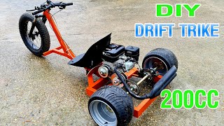 Build a 200cc Drift Trike CVT Gearbox at Home [upl. by Aicemed]