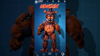 BROKEN AND FIXED WITHERED ANIMATRONICS Marokx fnafar  FNaF AR EDIT I [upl. by Anitniuq]