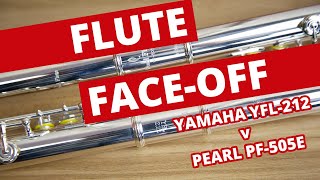 Flute FaceOff Yamaha YFL212 vs Pearl PF505E  Which Should You Buy [upl. by Airebma]