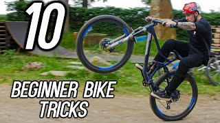 TOP 10 Anfänger MTB Tricks zum üben [upl. by Anerahs]