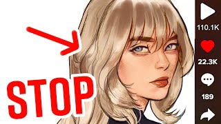 ROASTING TIKTOK ART TIPS [upl. by Swee421]