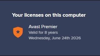 🚩Free Avast Premier 2018 v1832333 License key till 2026 [upl. by Ateekram]