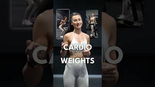 CARDIO vs WEIGHTS  which is better for weight loss 🤔 shorts [upl. by Kera]