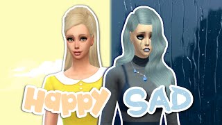 The Sims 4  Happy amp Sad  CreateASim [upl. by Allegna]