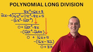 Polynomial Long Division [upl. by Synn]