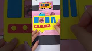 Parent Child Handmade  Handmade Stickers Easy To Operate   Diy Tutorial  Folding [upl. by Haneeja]