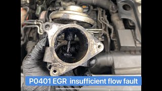 P0401 VW Audi EGR fault insufficient flow [upl. by Ttnerb]