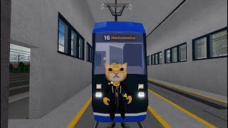 Linia 16 Blachownia PKP  Harbutowice  Roblox Nids Buses amp Trams [upl. by Manson]