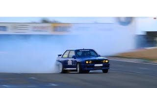 1100HP BMW E30 M3 w Supra Engine  Ride Burnouts Drifting Onboard and Flames [upl. by Holden]