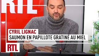 Cyril Lignac  le saumon en papillote gratiné au miel [upl. by Rosio970]