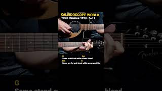 Kaleidoscope World  Francis Magalona 1995 Guitar Chords Tutorial with Lyrics Part 1 SHORTS REELS [upl. by Akinwahs]