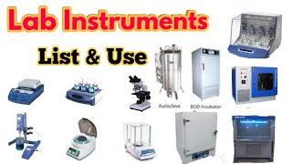 List Lab Instruments and Their Use  medical laboratory equipment name and use [upl. by Aivatnwahs]