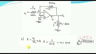 Find the Vo of inverting amplifier  Problem on Inverting Amplifier  uLearn EduOnline [upl. by Benedick]