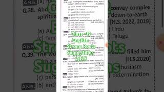 Strong Rootsclass 12English suggestions 20252025 suggestions shortshortsviraltrendlovecouple [upl. by Ellehciram]