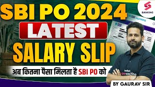 SBI PO 2024 Latest Salary Slip  SBI PO First Salary  SBI PO Prepration By Gaurav Sir [upl. by Novyar]