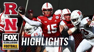 Rutgers Scarlet Knights vs Nebraska Cornhuskers Highlights  FOX College Football [upl. by Arty]