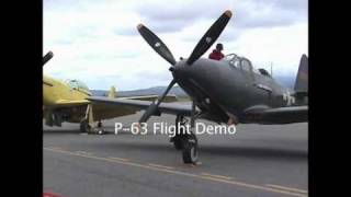 KING COBRA P63 AEROBATIC FLIGHT DEMO [upl. by Tavis636]