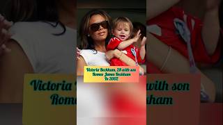 Victoria Beckham with her son Romeo James over the years cute smile [upl. by Nysila]