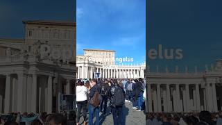 Pope in Angelus today [upl. by Manheim]