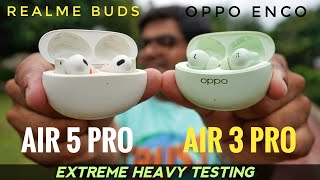 realme Buds Air 5 Pro VS Oppo Enco Air 3 Pro True Wireless Earbuds ⚡⚡ Detailed Comparison 🔥🔥 [upl. by Nosaes]