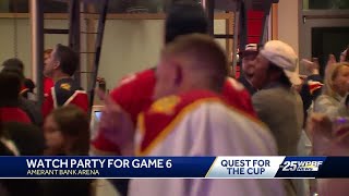 Fans cheer on Florida Panthers in Game 6 in Sunrise [upl. by Adnamra]