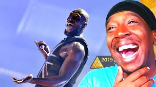 American Reacts To Stormzy  Vossi Bop Glastonbury 2019 [upl. by Libbna]