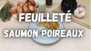 Feuilleté Saumon Poireaux Incroyablement Facile Et Rapide koulibiac [upl. by Epilihp]