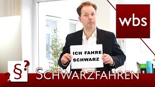 Darf ich mit einem „Ich fahre schwarzquotSchild umsonst fahren  Rechtsanwalt Christian Solmecke [upl. by Myriam]