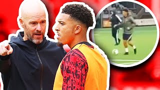 What Really Happened Between Jadon Sancho And Erik Ten Hag [upl. by Yesnil]