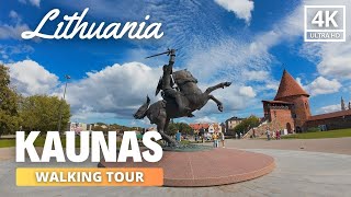 Kaunas 🇱🇹 Walking Tour Explore the Heart of Lithuania in 4K Quality [upl. by Cynthia]