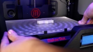 The MakerBot Replicator 2  Startup Process [upl. by Oivat726]