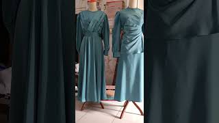 gamis lipit dada dan gamis draperi duyung [upl. by Cazzie]