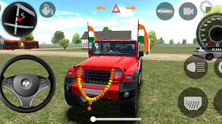 dollar song modified Mahindra red thar  Indian car simulator 3d game  gamer pranshu  thar [upl. by Ttezzil]