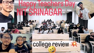 NIT SRINAGAR TEACHERS DAY CELEBRATION  NIT SRINAGAR REVIEW nitsrinagar techersday [upl. by Joachima857]